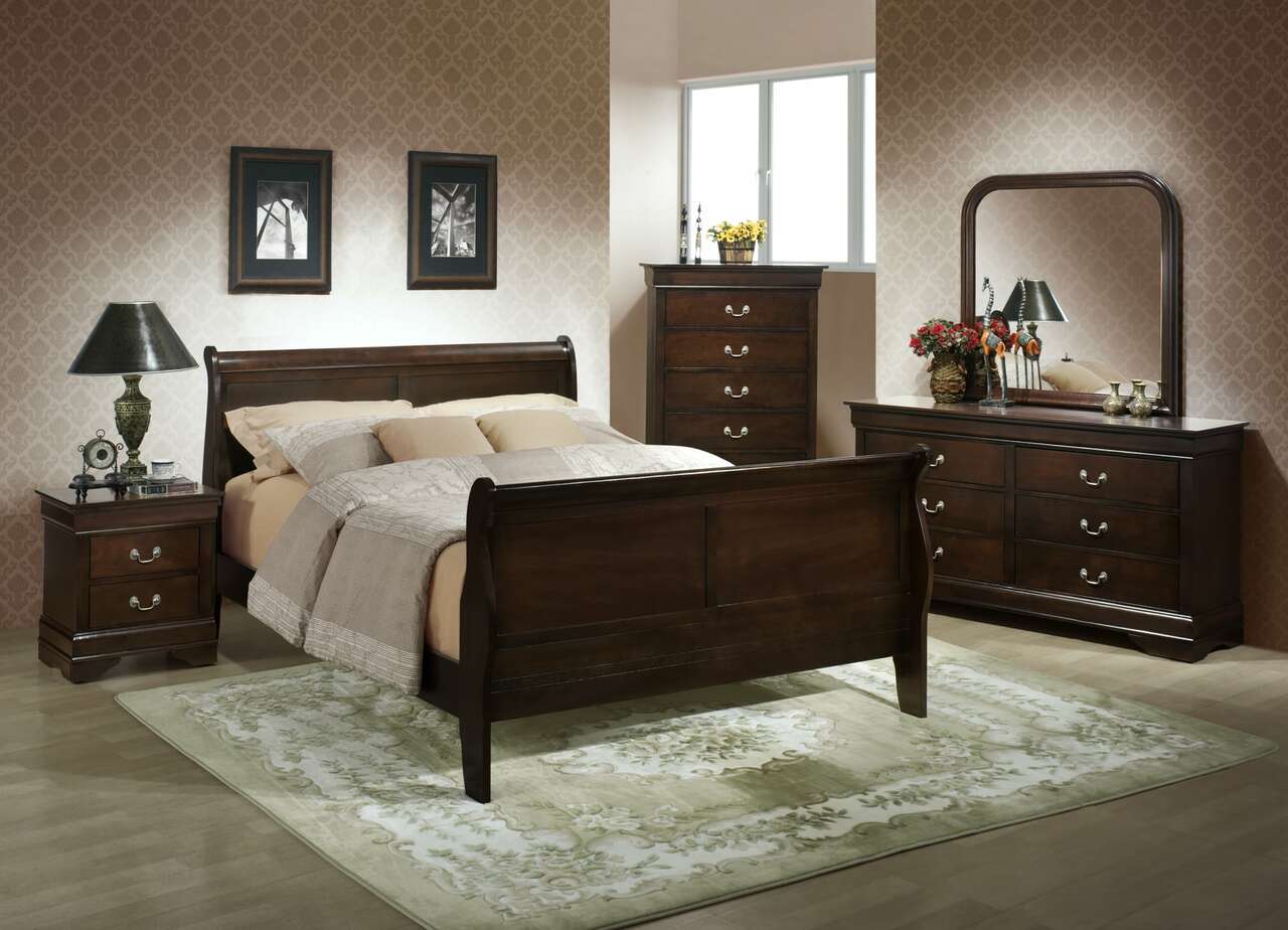 5938 King Sleigh 5 Piece Bedroom Set  $1059.99