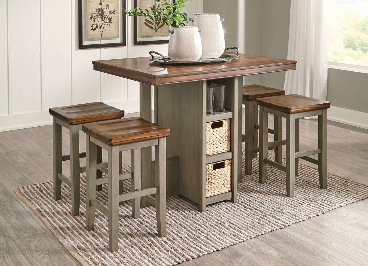  733 Lettner Counter Height Dinette 5 Piece $641.99